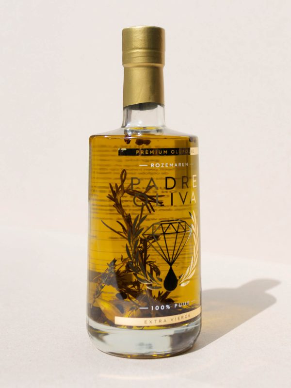 Exclusieve-olijfolie-rozemarijn-smaak Premium olijfolie smaak rozemarijn. Exclusieve olijfolie voor thuis en voor horeca